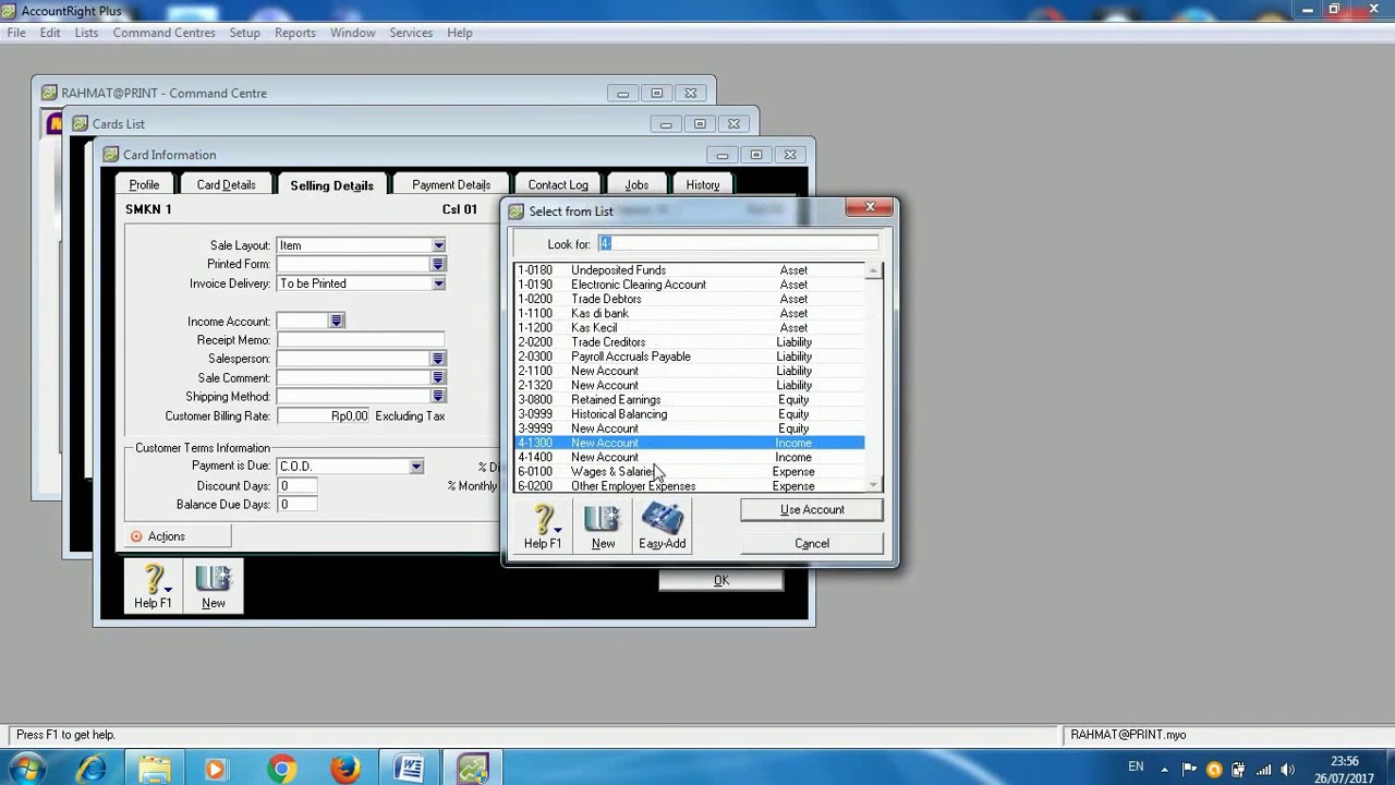 MYOB ACCOUNTRIGHT PLUS V19
