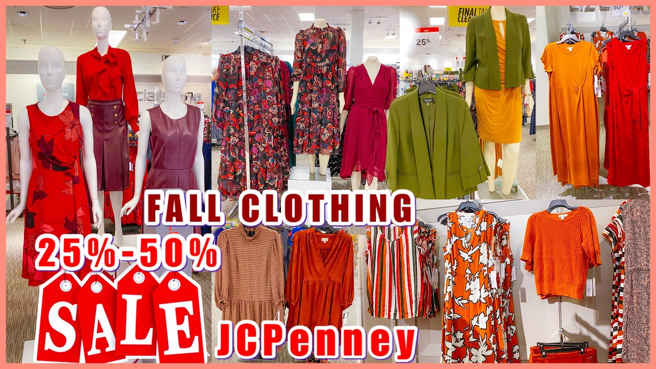 JCPENNEY WOMEN'S FALL CLOTHING & DRESS SALE 2550OFF‼️JCPENNEY FALL