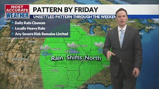 Enjoying quieter days, rain chances heading higher later this week