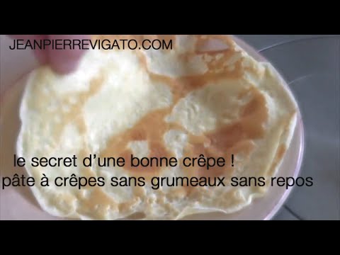 Pâte à Crêpe Inratable Sans Grumeaux Sans Repos