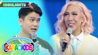 Vhong does something to get free shoes from Vice | Karaokids