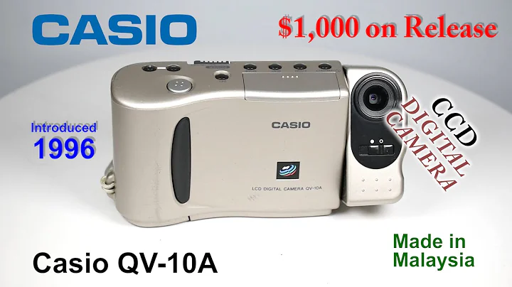 1996 Casio QV-10A - CCD Digital Camera
