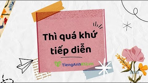 Tiếng Anh 8 (Global Success) - Unit 9: Past continuous tense