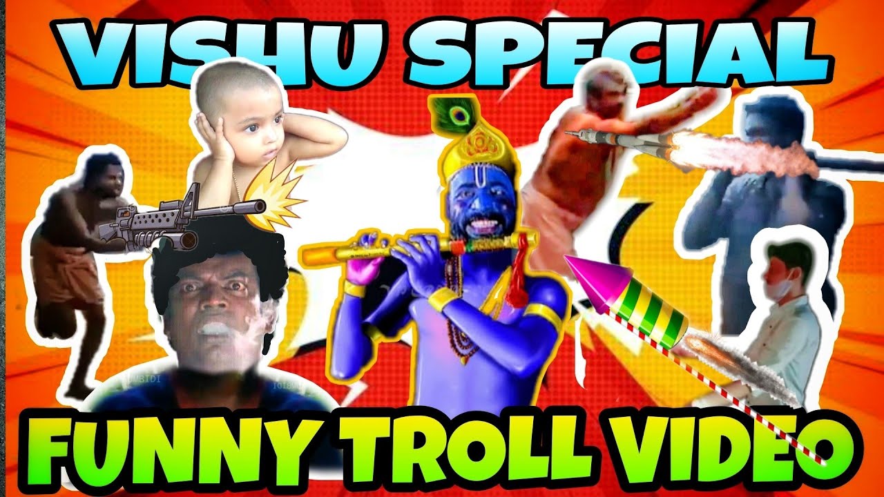 VISHU TROLL VIDEOVishu comedyvishu funny padakkam comedycrackers comedyVishu specialfunny