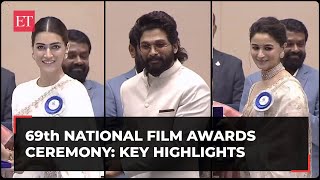 69th National Film Awards: Allu Arjun, Alia Bhatt, Kriti Sanon, Pankaj Tripathi & others felicitated