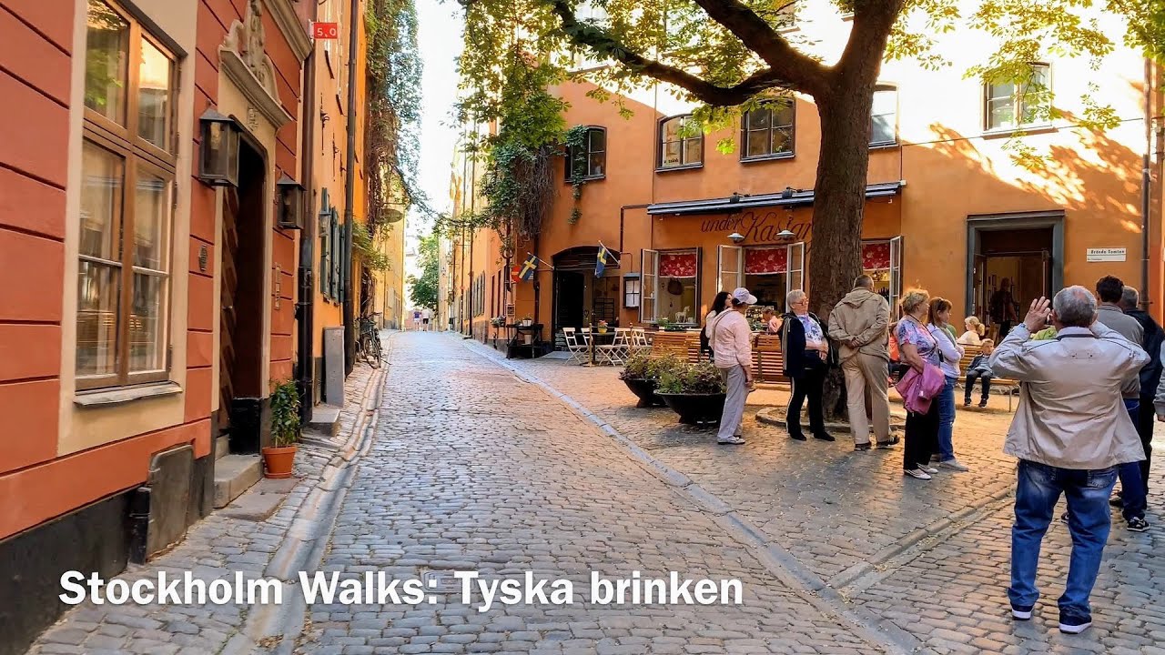 Stockholm Walks: Tyska brinken, Old Town (Natural sound)