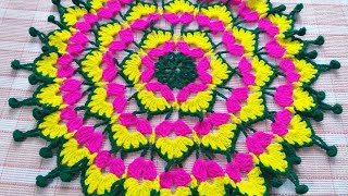 Thalposh ke design, crochet Thalpos for beginners, crosia design thalposh, #283,by|Santosh All Art |