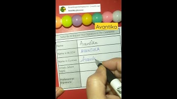 Avantika Signature 💯💕#signature #namesignature #shorts #sign