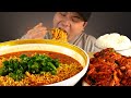 틈새라면에 고추 듬뿍 넣어서 먹방~!! 리얼사운드 ASMR social eating Mukbang(Eating Show)