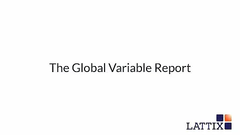 Global Variable Report