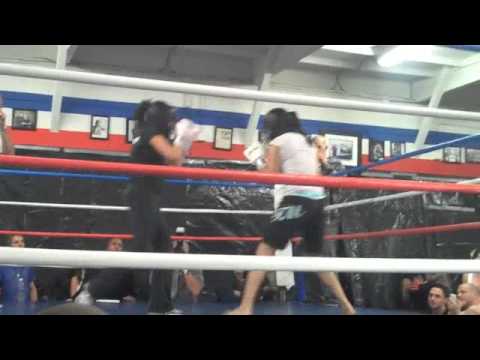 Laurie Paolone Boxing Match