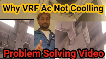 VRF Ac Not Coolling#why VRF Ac Not Coolling Full Problem Solving Video#cr7#VRV Problem Solving Video