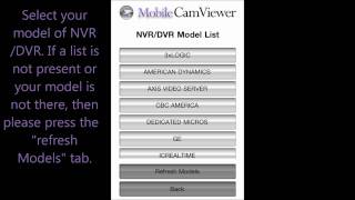 MobileCamViewer Set Up iPhone screenshot 5