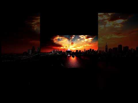 🕷️ POV: You're Watching the Sunset Over NYC as Spider-Man 🌇 #Shorts