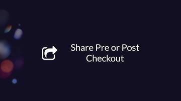 Checkout Share - Shopify app for product sharing incentives