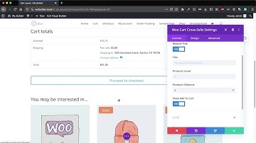 8. Build the cart layout from scratch - WooCommerce Builder For Divi Plugin