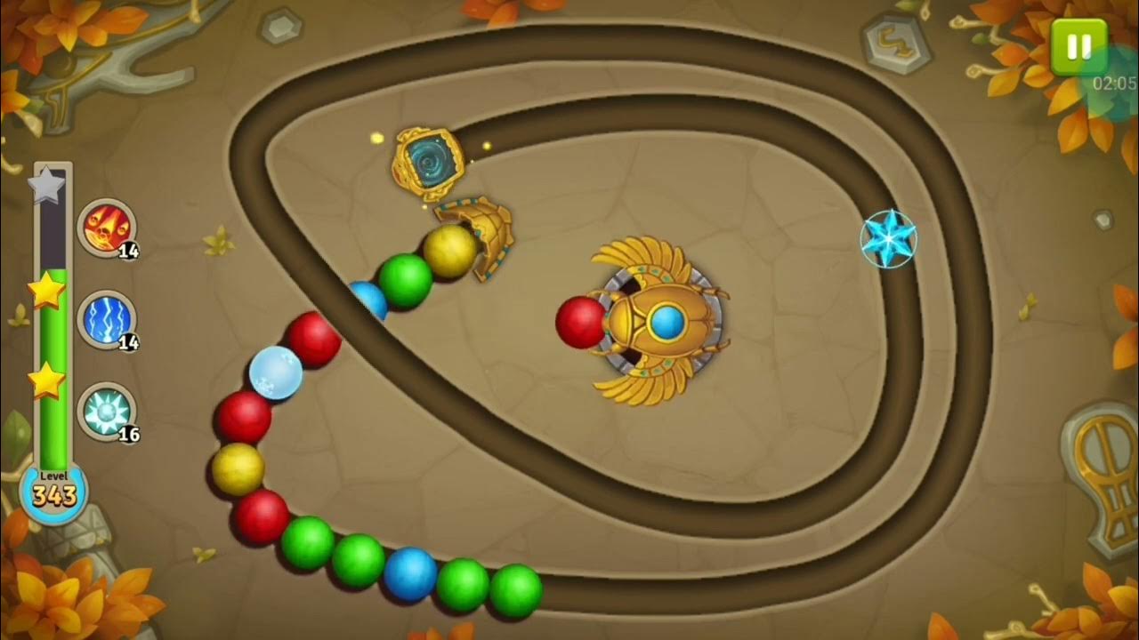 jungle marble blasts 3 level 343,344 gameplay walkthrough 