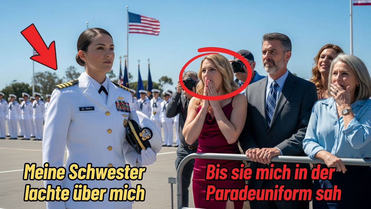 Meine Schwester lachte über mich – bis sie mich in der Paradeuniform sah