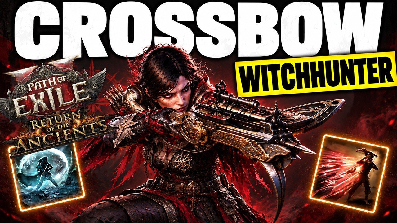 NEW DPS MAXXING CROSSBOW WITCHHUNTER BUILD GOT EVEN MORE OP! POE2 Witchhunter Build 0.5.5