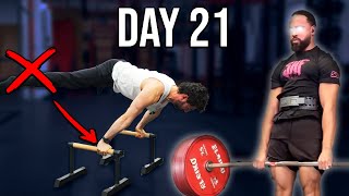 Deadlifter Teaches Full Planche?! (Road To Planche Day 21)