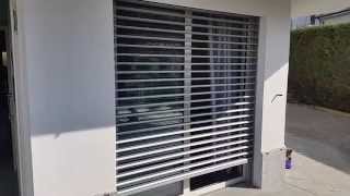 Sistema frangisole con SPALLA TERMICA e serramento SCHUCO AWS 75 SI 