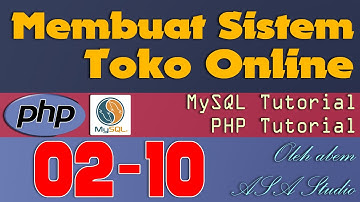 [PHP Tutorial] Toko Online [ 02] Html [ 10] Membuat Form Register Bagian 1