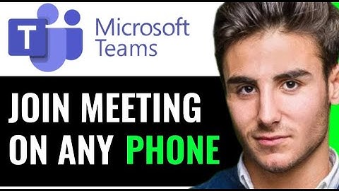 JOIN MICROSOFT TEAMS MEETING ON ANY PHONE (SUPER EASY)