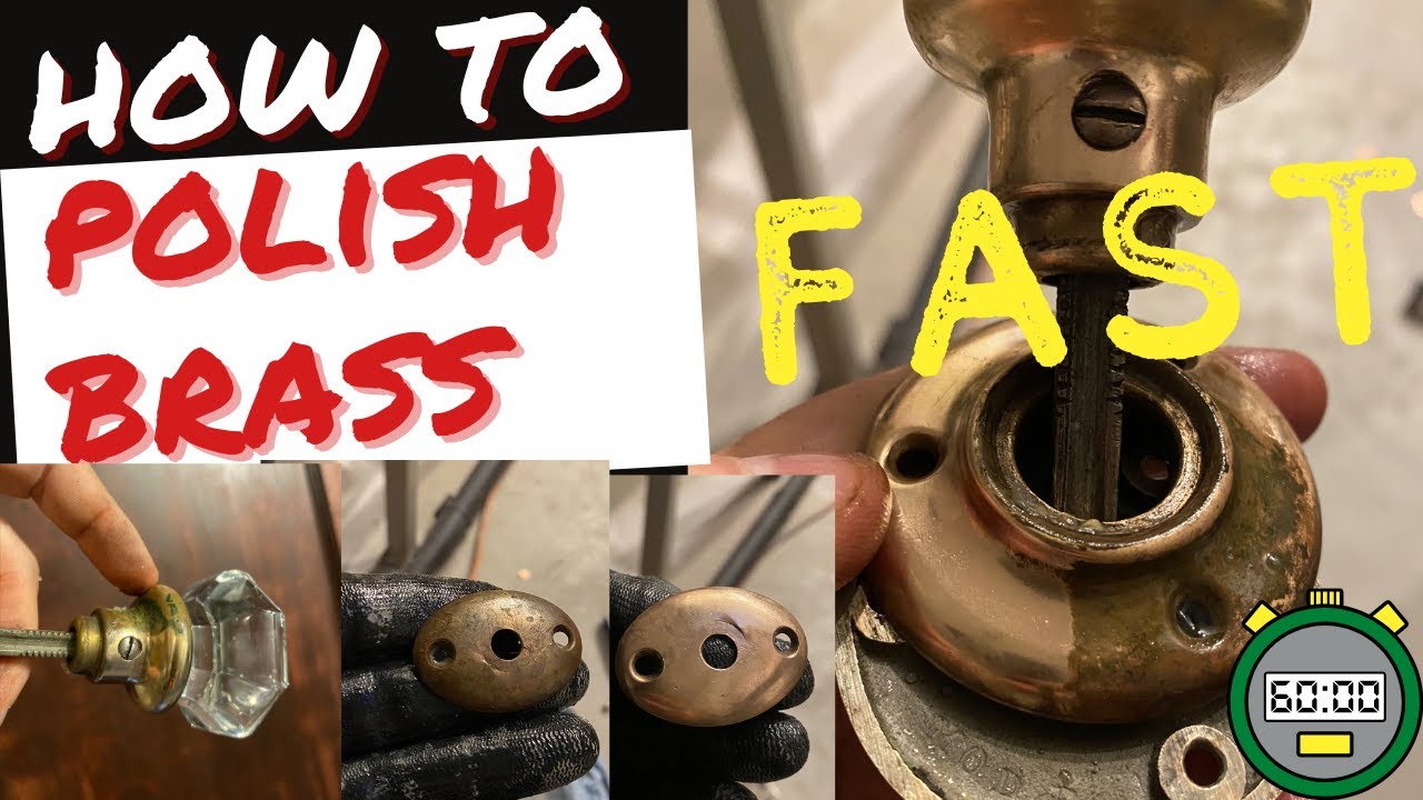 How to Polish Brass Fast and Easy (1 Oddly Satisfying Trick) 