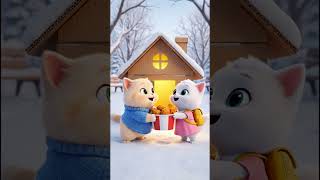 Cute Cat Buys Fried Chicken For A Very Special Reason