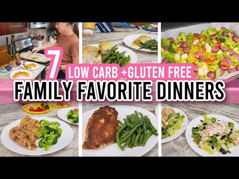 7 EASY Family Favorite Dinners Gluten Free Low Carb Minimal Dishes