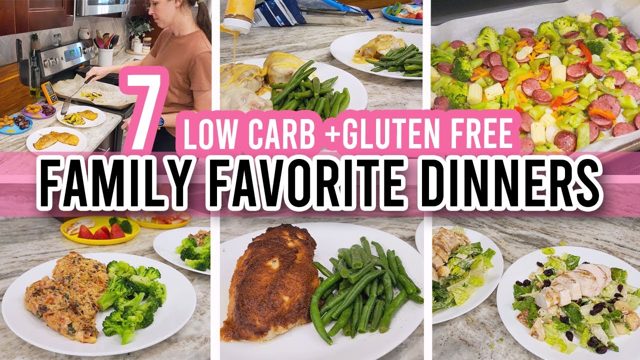 7 EASY Family Favorite Dinners | Gluten Free + Low Carb - YouTube