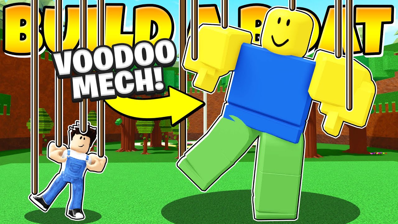 THIS MECH COPIES ALL YOUR MOVES! *VooDoo Doll Mech!* Roblox Build a Boat Reddit