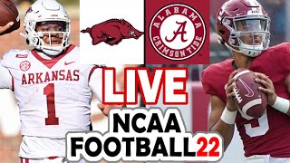 Arkansas at Alabama (11/20/21 Simulation) NCAA Football 22