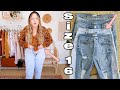 comparing *SIZE 16* jeans from 5 different brands (OMG)