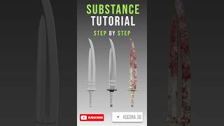 Sword Texturing in Substance Painter ⚔️ | #shorts