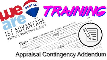 PA Appraisal Contingency Addendum - TRAINING