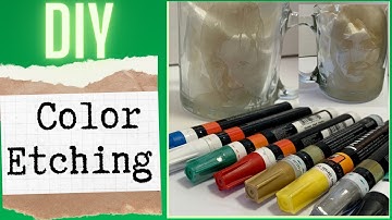 Glass Etching With Color | The Perfect Fathers Day Gift