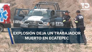 Explosión de mina en Ecatepec deja una persona sin vida y otra lesionada