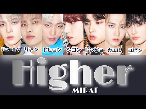 Higher - MIRAE(未来少年) 【パート分け/日本語字幕/歌詞/和訳/カナルビ】