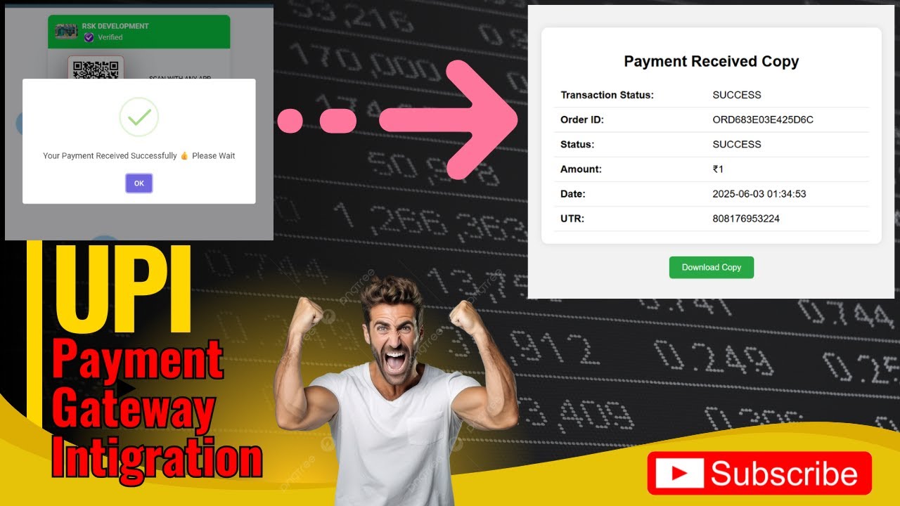 WebCraft UPI Payment Gateway Integration in PHP | UPI QR Code Generate ...