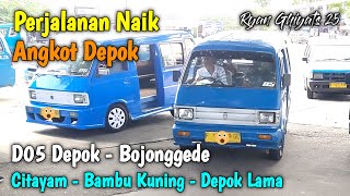 Trip Angkot Depok D05 Terminal Depok - Bojonggede (Stasiun Depok Baru - Citayam - Bambu Kuning)