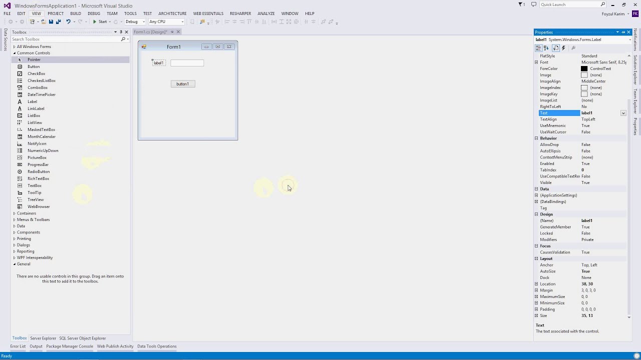 Getting Started with C# Part 4: Windows Form Application - YouTube
