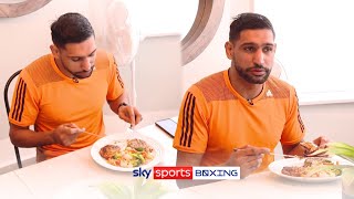 What do boxers eat during training camp? 🍲 | More from inside Amir Khan's Colorado training camp