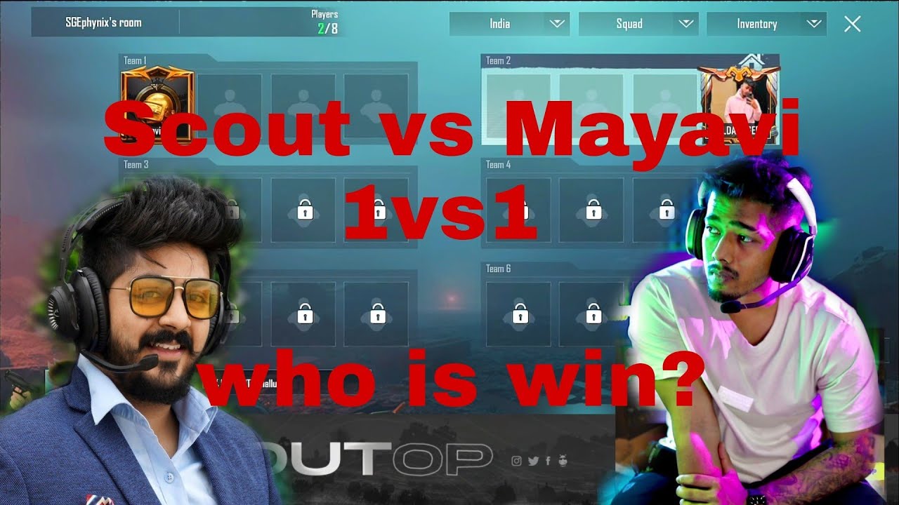Scout Vs Mayavi🔥|1vs1| Scout|Gamer x Mayavi | Soul| s8ul | bgmi | bgmi live | Gamer | gaming