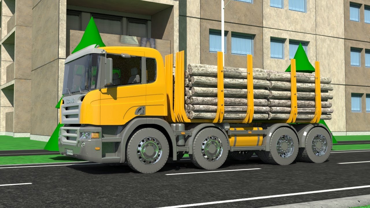 Развивающий мультик. Длиннее - короче. Грузовичок Почтовичок Серия-14 ...