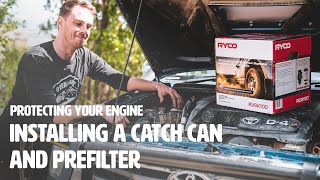 Installing a Ryco catch can and diesel pre filter - keeping your diesel reliable