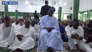 TRENDING: President Bola Tinubu Observes First Juma'at Prayers