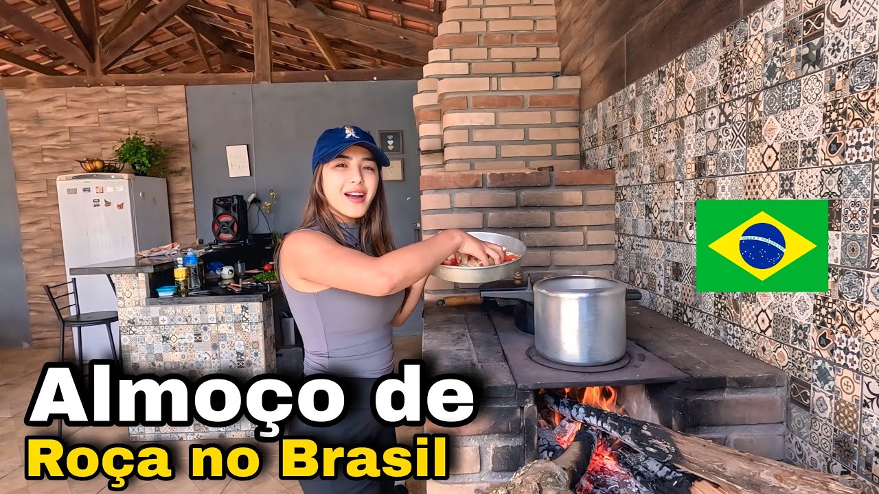 Almoço de Roça no Fogão a Lenha no Brasil