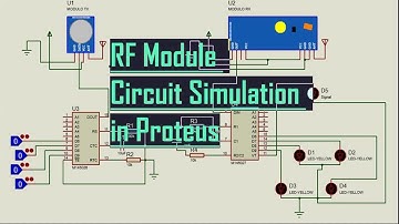 RF Module Circuit Simulation in Proteus