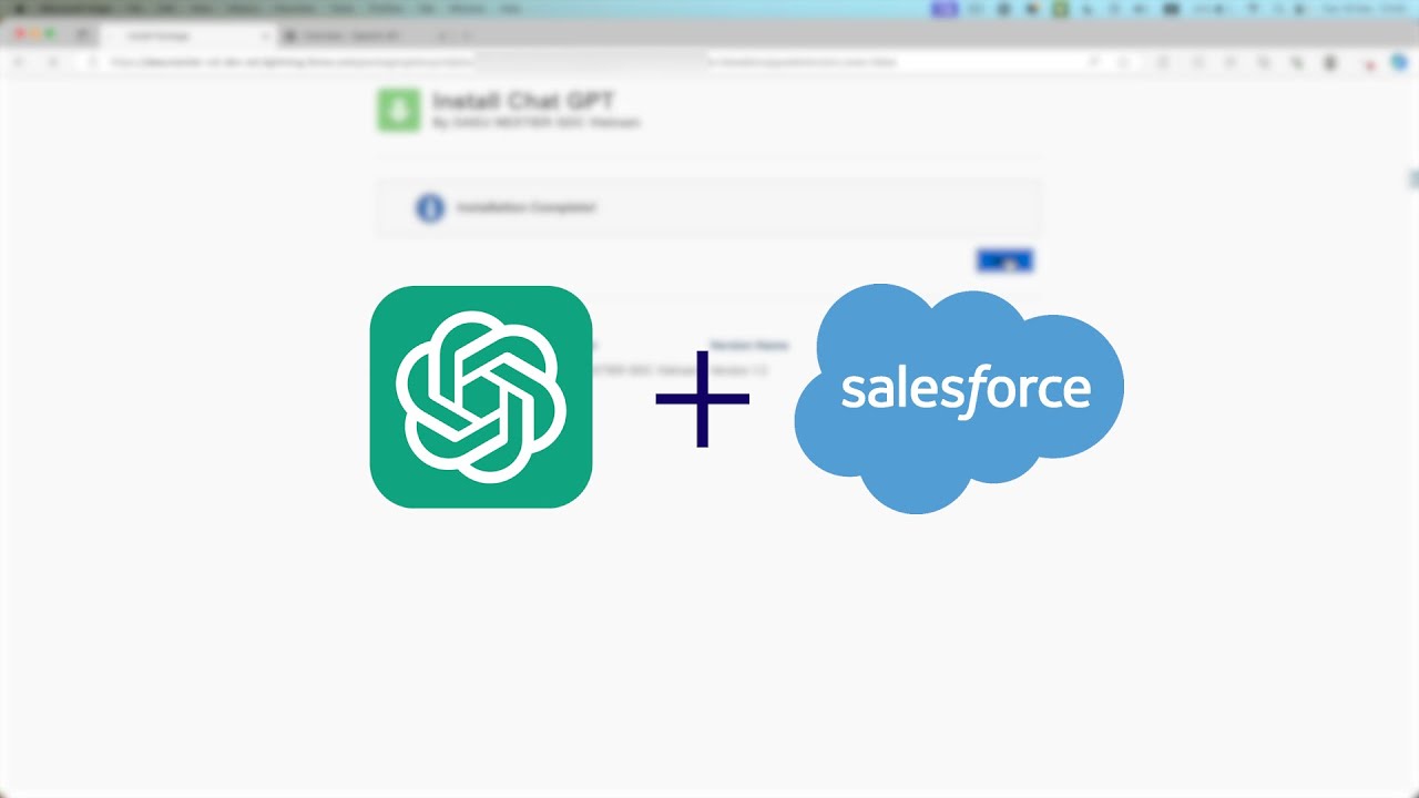 [Demo] Connect Salesforce Org to Chat GPT - YouTube
